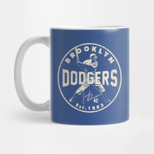 Jackie Robinson Dodgers 2 by Buck Tee Mug